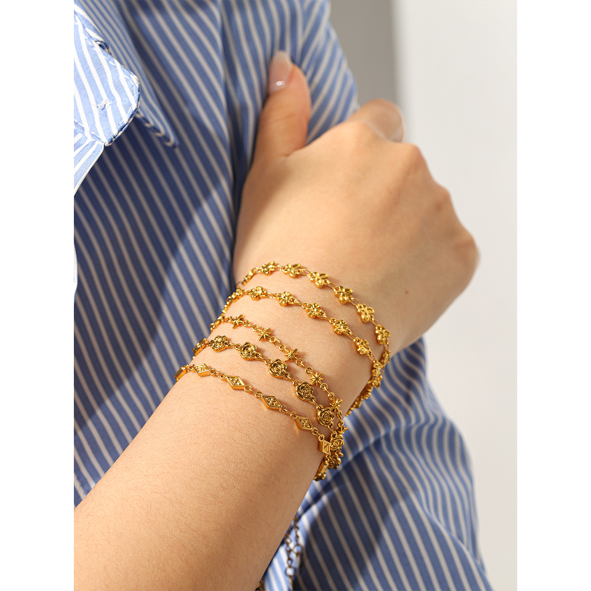 Butterfly Flower Charm Bracele - Butterfly Clasp Deployant incelemesi ve fiyatı