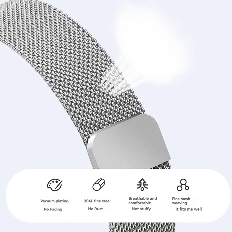 Milanese Magnet Steel strap 12 - Milanese Loop Magnetic incelemesi ve fiyatı