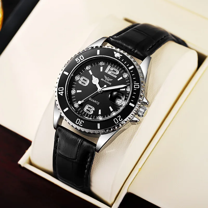 Fashion Leather Strap Men Busi - Leather Watch Band Men incelemesi ve fiyatı
