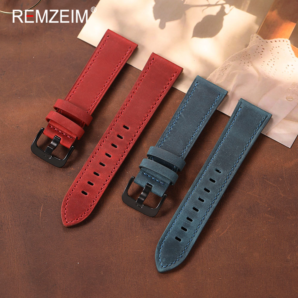 Classic Men's Crazy Horse Leat - Leather Strap Quick Release incelemesi ve fiyatı