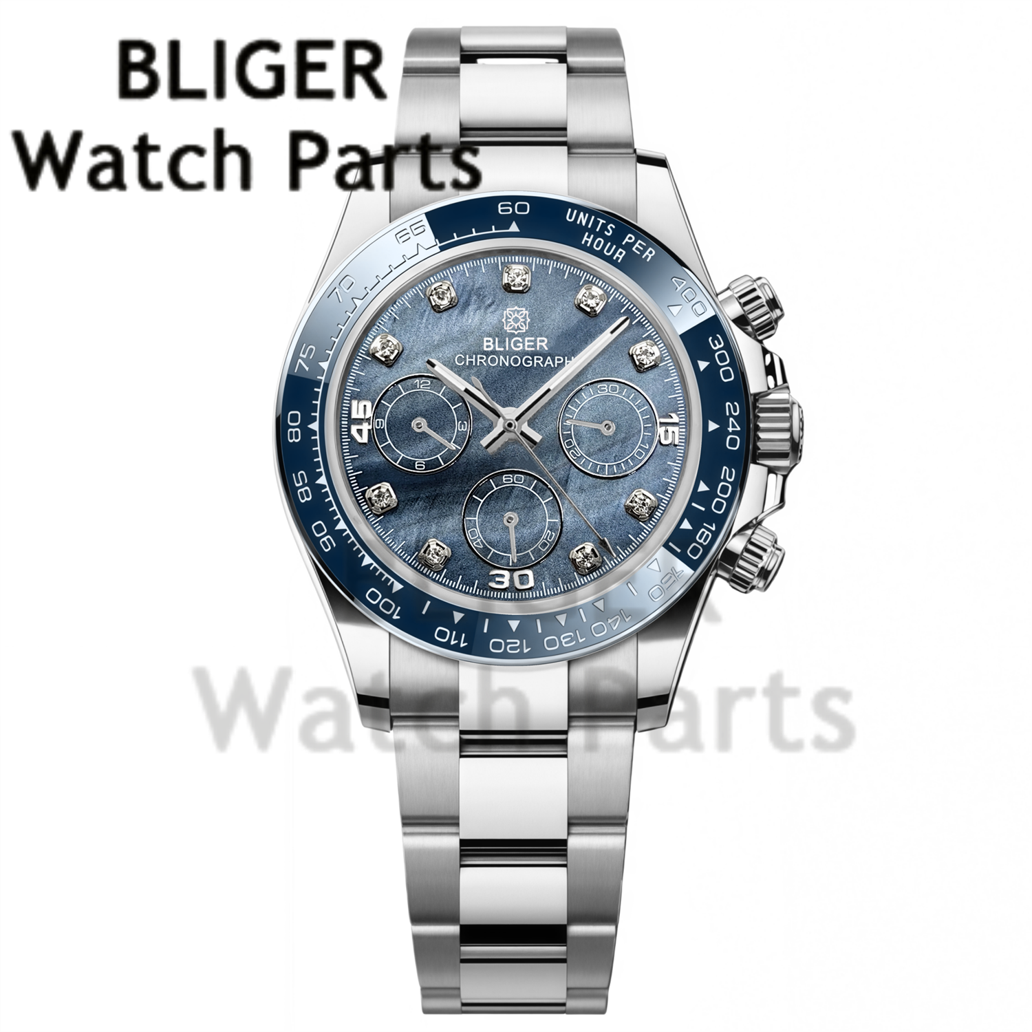 BLIGER 39MM Men's Quartz Chron - Rubber Strap Diver incelemesi ve fiyatı