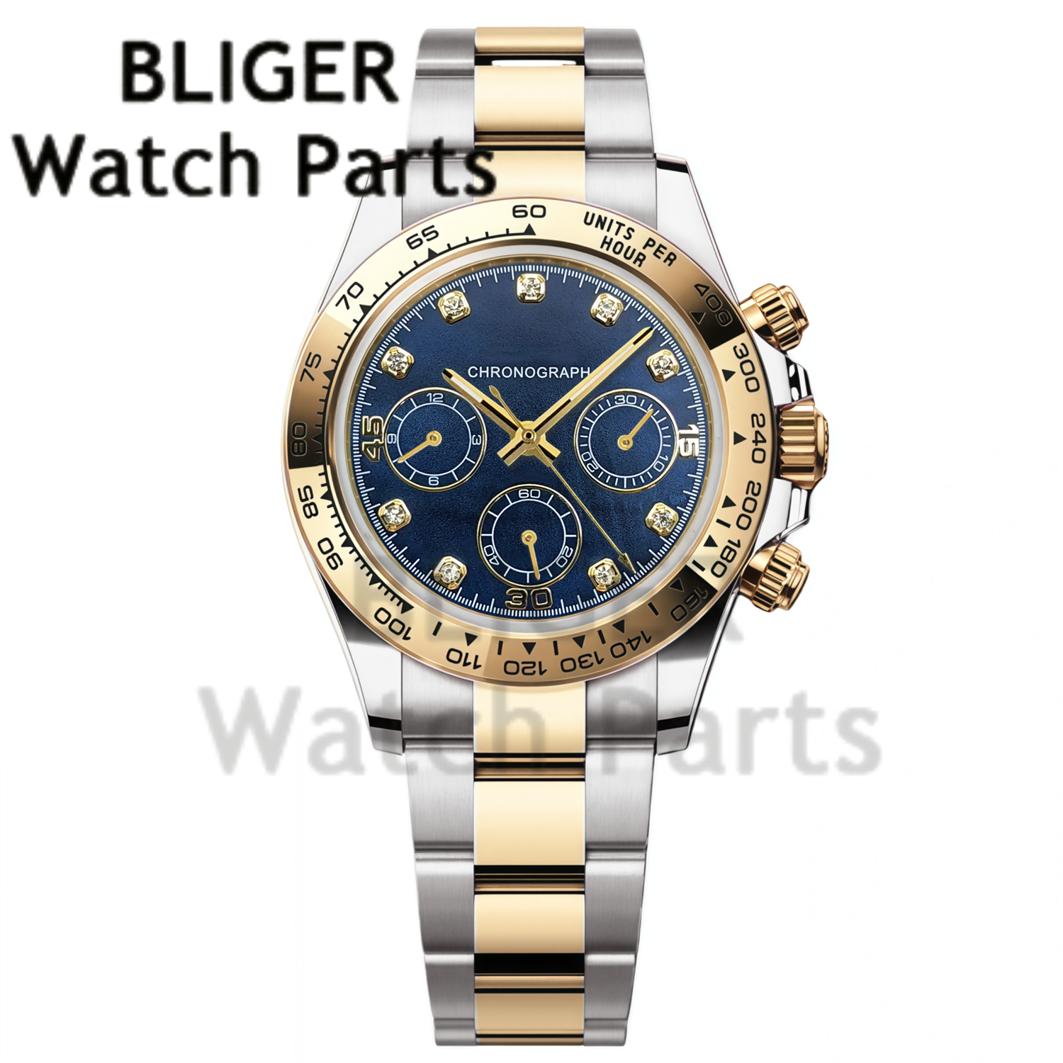 BLIGER 39MM Men's Quartz Chron - Rubber Strap Diver incelemesi ve fiyatı