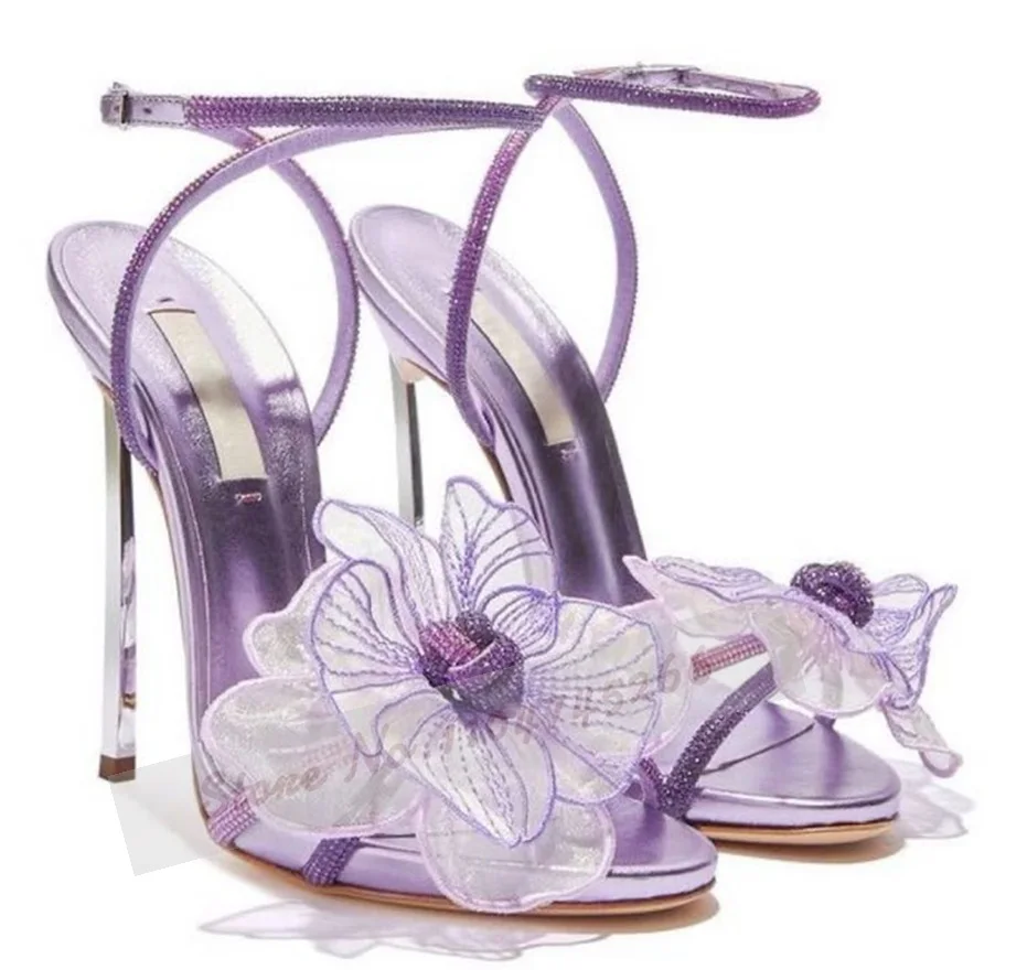 Silver Metal Blade Heel Fairy  - Mesh Strap Metal incelemesi ve fiyatı