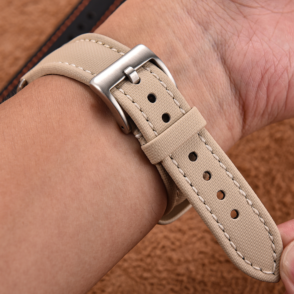 Waterproof Sailcloth Leather S - Leather Strap Quick Release incelemesi ve fiyatı