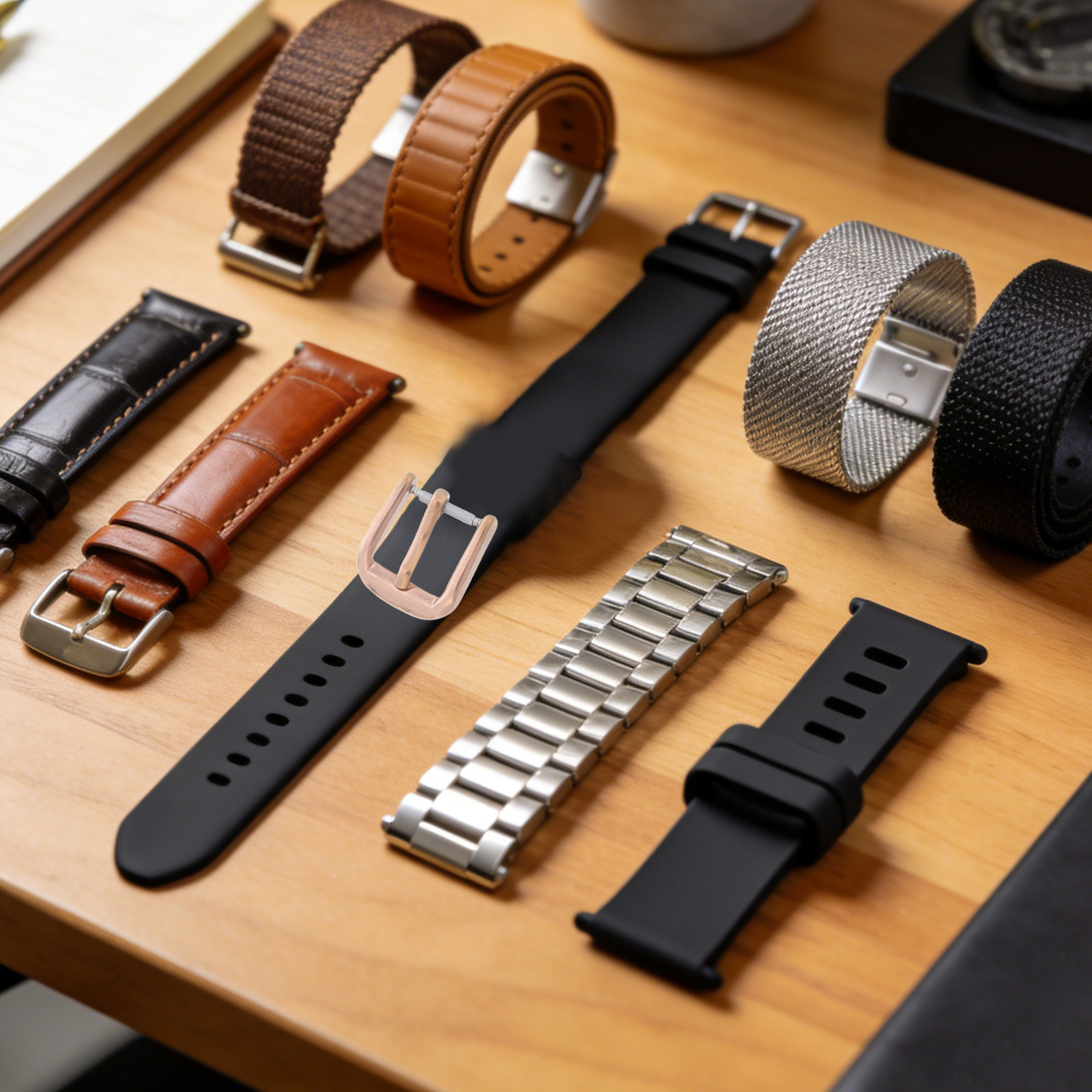 6Pcs Metal Watch Band Buckle K - Mesh Strap Metal incelemesi ve fiyatı