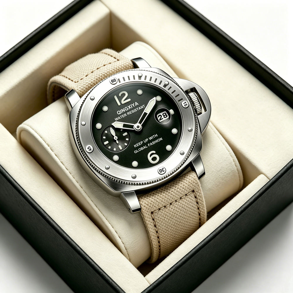 QINGXIYA Sports Canvas Strap M - Canvas Strap Watch incelemesi ve fiyatı