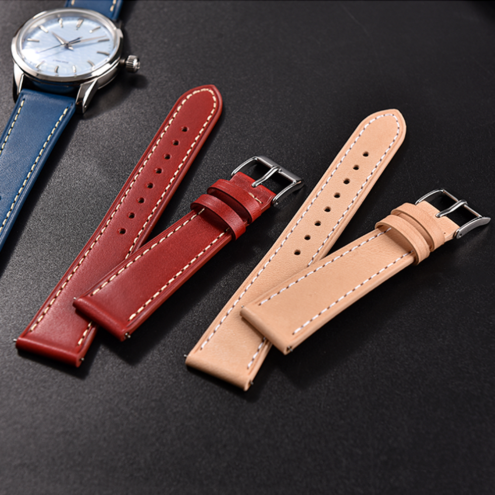 Vintage Watchband 18mm 20mm 22 - Leather Strap Quick Release incelemesi ve fiyatı