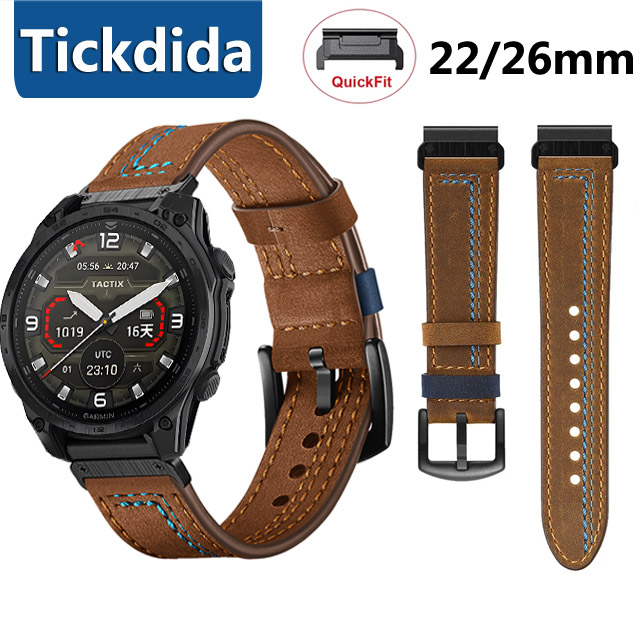 22mm 26mm Genuine Leather Stra - Leather Strap Quick Release incelemesi ve fiyatı