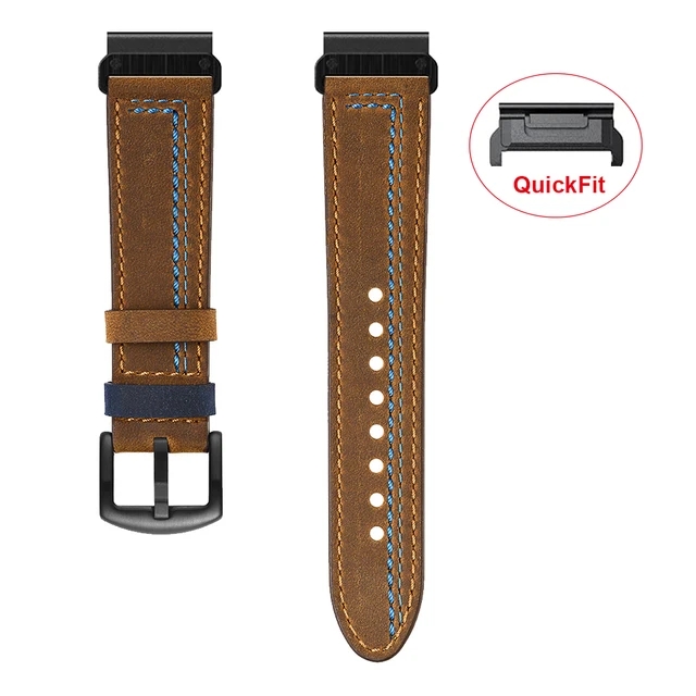 22mm 26mm Genuine Leather Stra - Leather Strap Quick Release incelemesi ve fiyatı