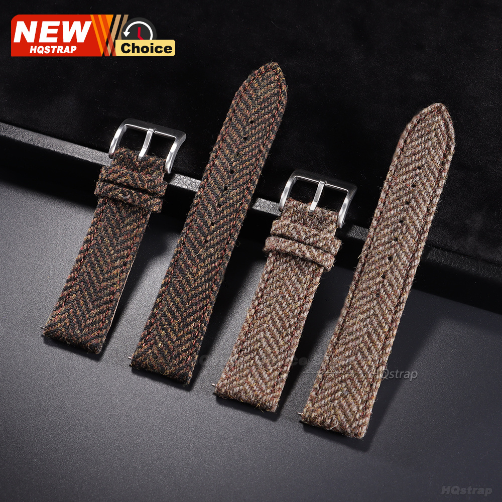 18mm 20mm 22mm Tweed Nylon Str - Leather Strap Quick Release incelemesi ve fiyatı
