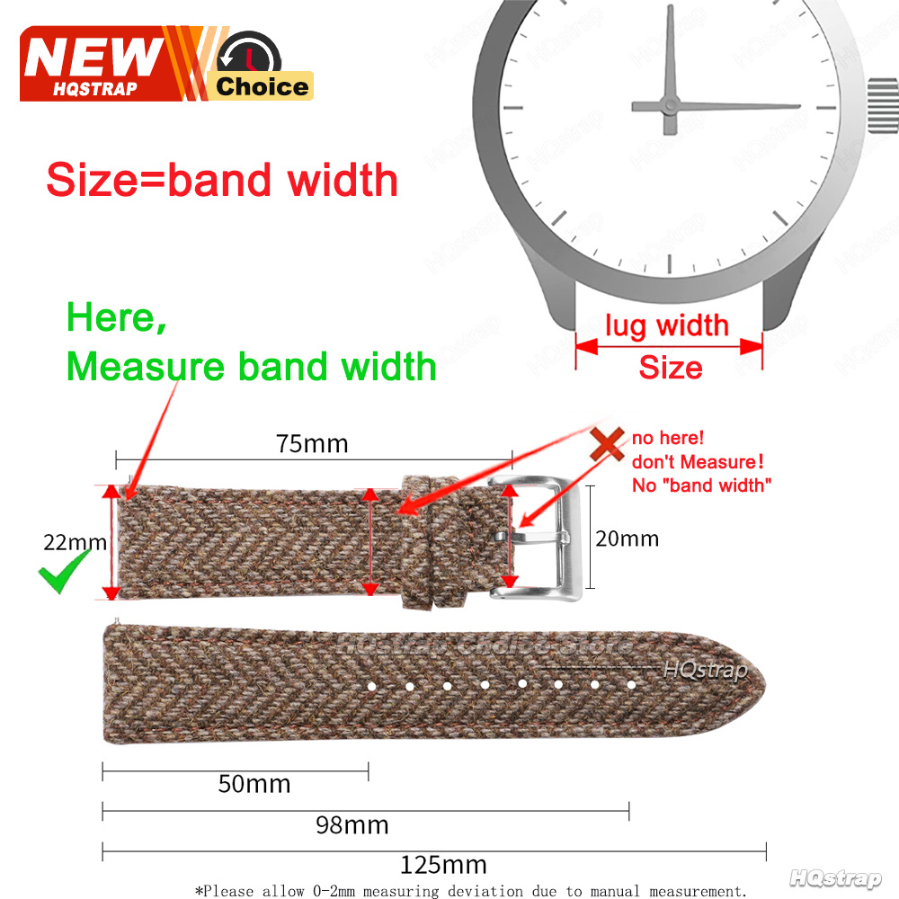 18mm 20mm 22mm Tweed Nylon Str - Leather Strap Quick Release incelemesi ve fiyatı