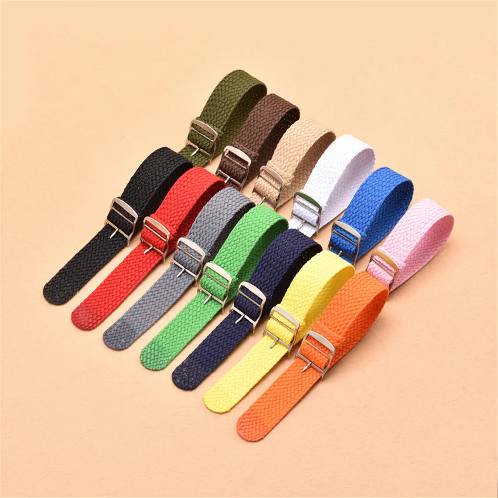Nylon Strap 14mm 16mm 18mm 20m - Perlon Strap Woven incelemesi ve fiyatı