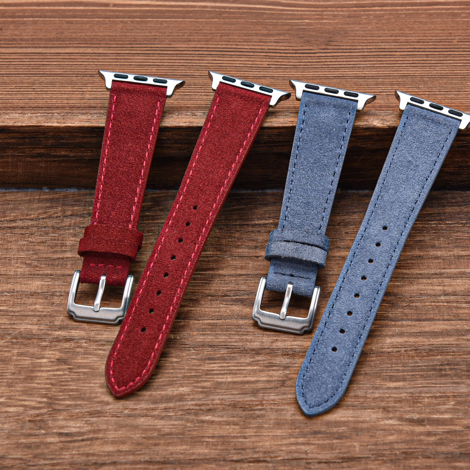 Brown Suede Leather Watch Band - Suede Strap Watch incelemesi ve fiyatı