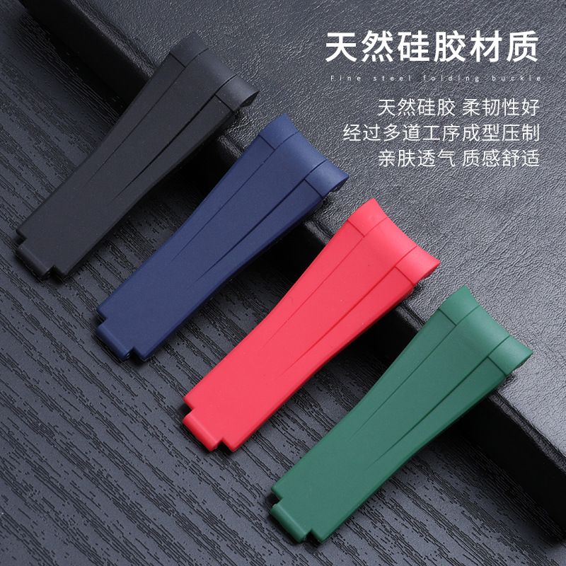 Curved End Soft Fluororubber W - Rubber Strap Diver incelemesi ve fiyatı