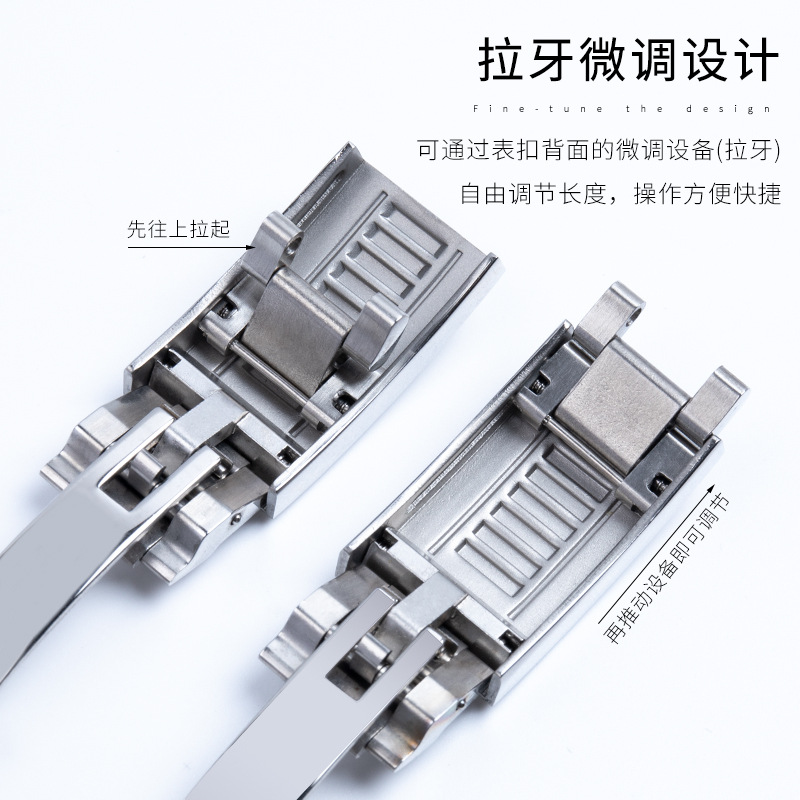 Curved End Soft Fluororubber W - Rubber Strap Diver incelemesi ve fiyatı