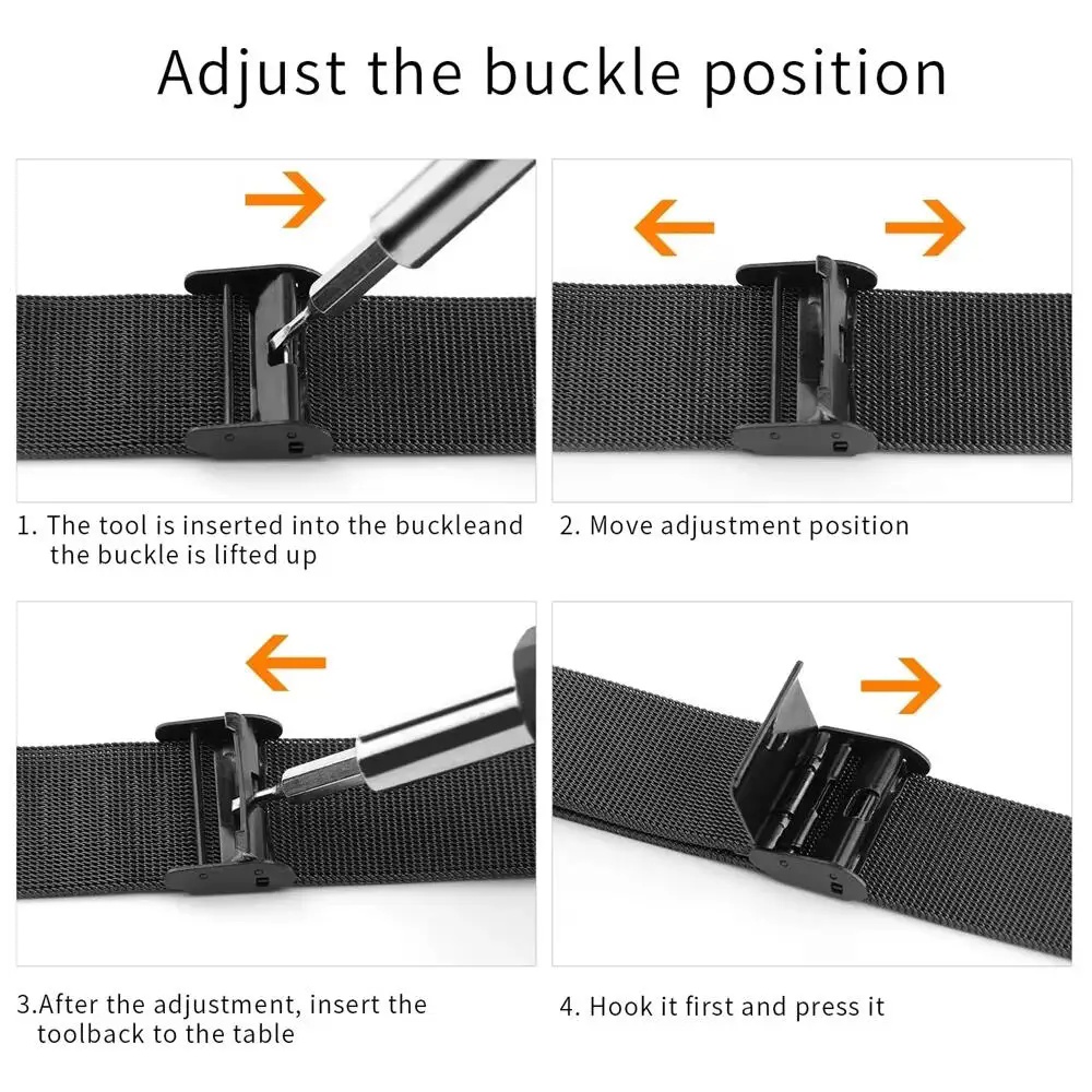 Metal Bands for Fitbit Versa 4 - Mesh Strap Metal incelemesi ve fiyatı