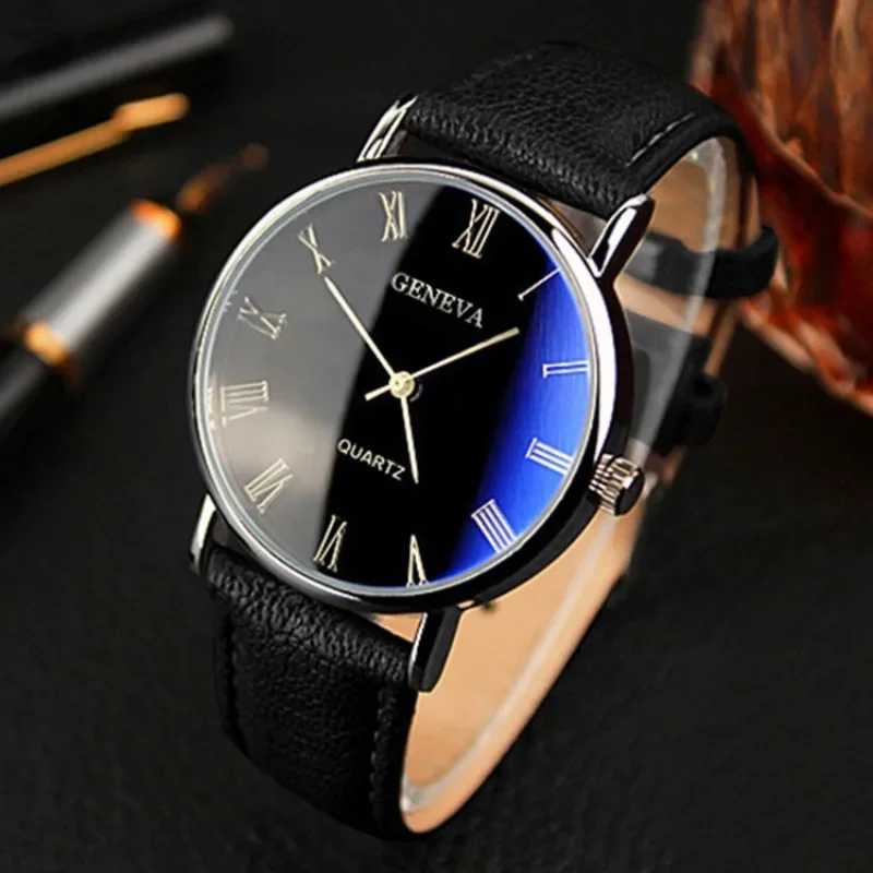 Famous Brand Men Quartz Watch  - Leather Watch Band Men incelemesi ve fiyatı