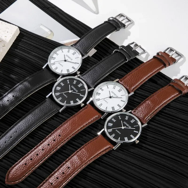 Famous Brand Men Quartz Watch  - Leather Watch Band Men incelemesi ve fiyatı