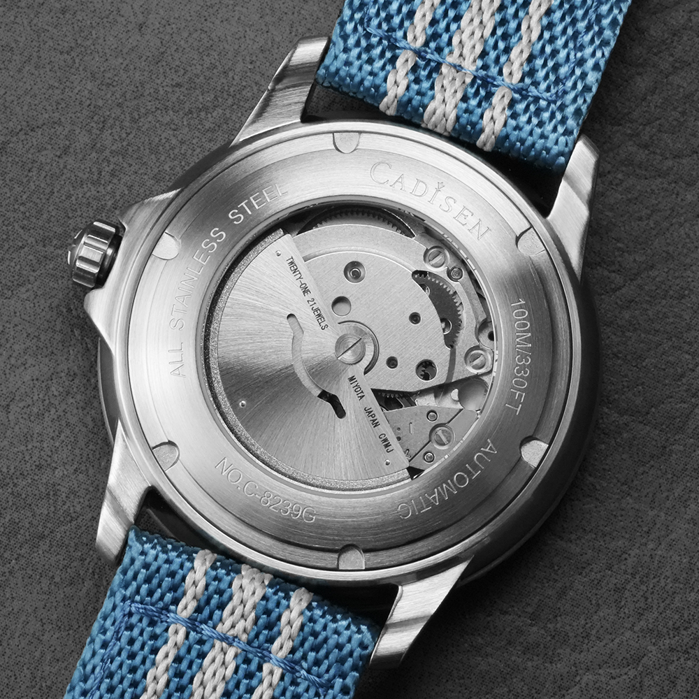 CADISEN Deep Explorer MIYOTA 8 - Canvas Strap Watch incelemesi ve fiyatı
