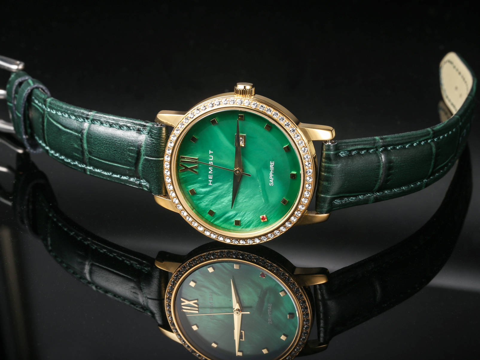 Alligator Embossed Leahter Wat - Leather Strap Quick Release incelemesi ve fiyatı