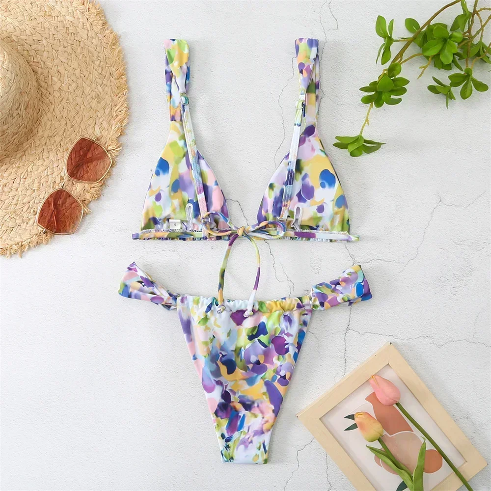 Vintage Print Bikini Thong Str - Tropic Strap Vintage incelemesi ve fiyatı