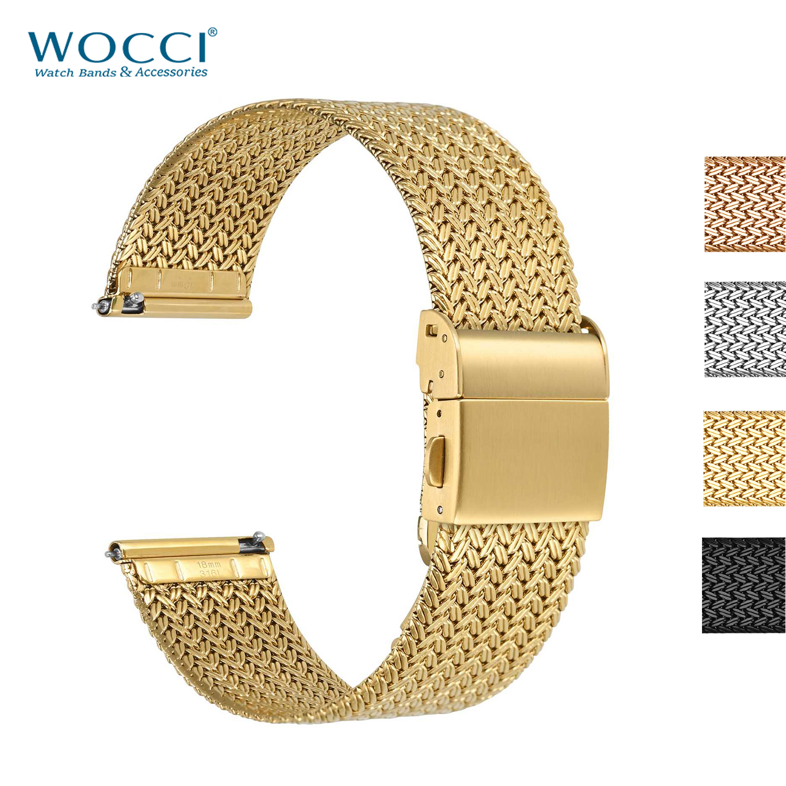 WOCCI Metal Watch Bands 316L S - Mesh Strap Metal incelemesi ve fiyatı